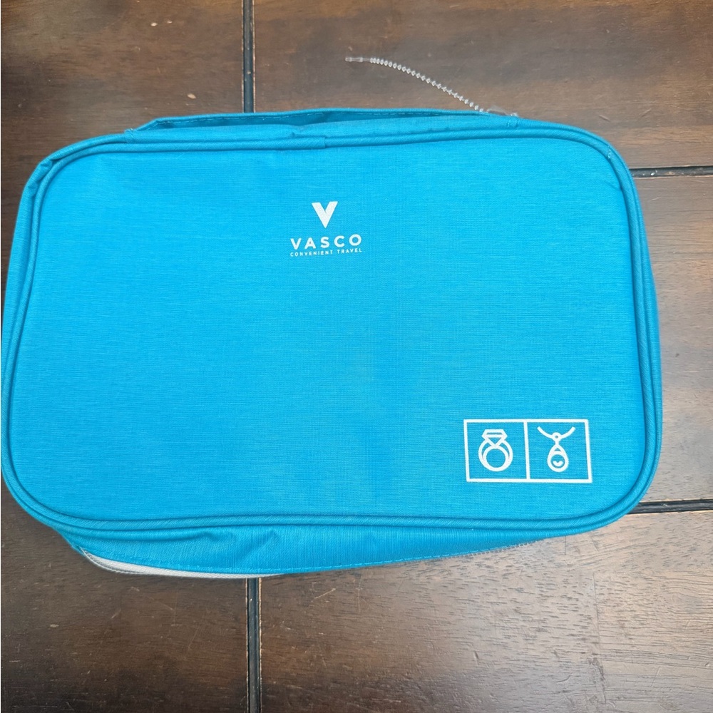 Travel Jewelry Organizer Pouch — Blue